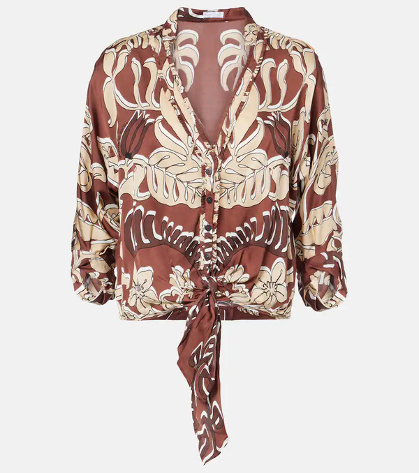  Poupette St Barth Poupette St Barth Azia Printed Top 