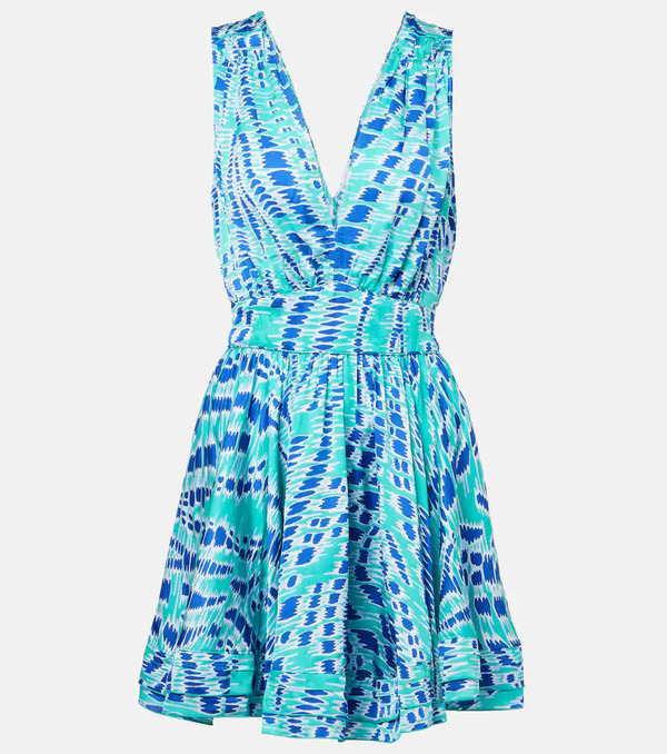  Poupette St Barth Poupette St Barth Bessie Printed Minidress 