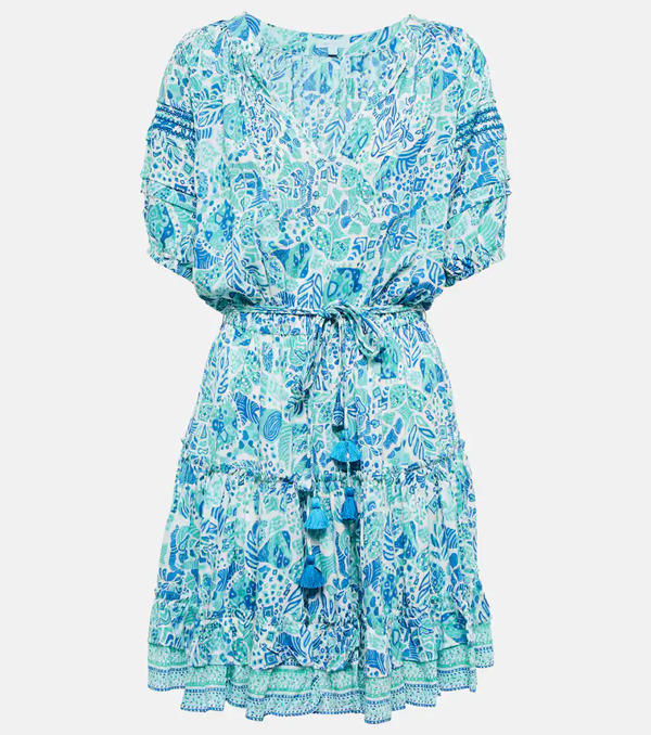  Poupette St Barth Poupette St Barth Bona Printed Minidress 