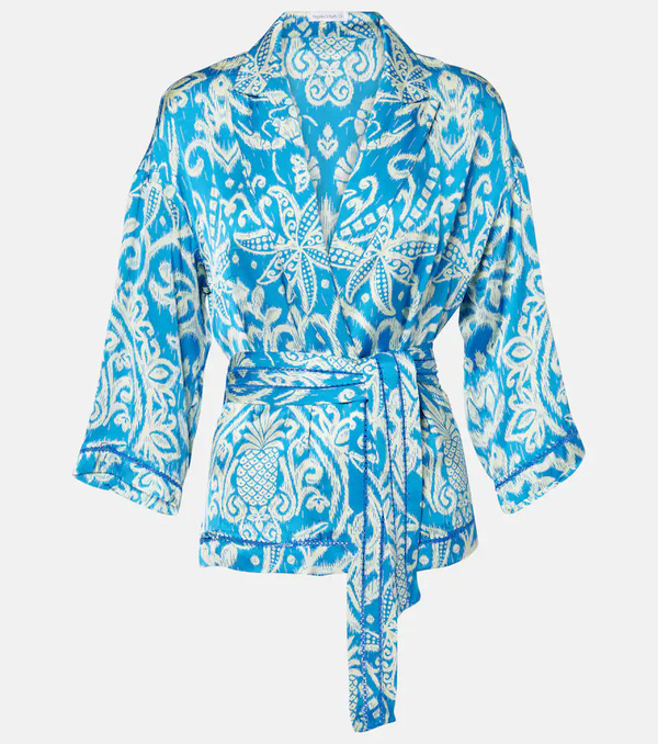  Poupette St Barth Poupette St Barth Clea Printed Jacket 