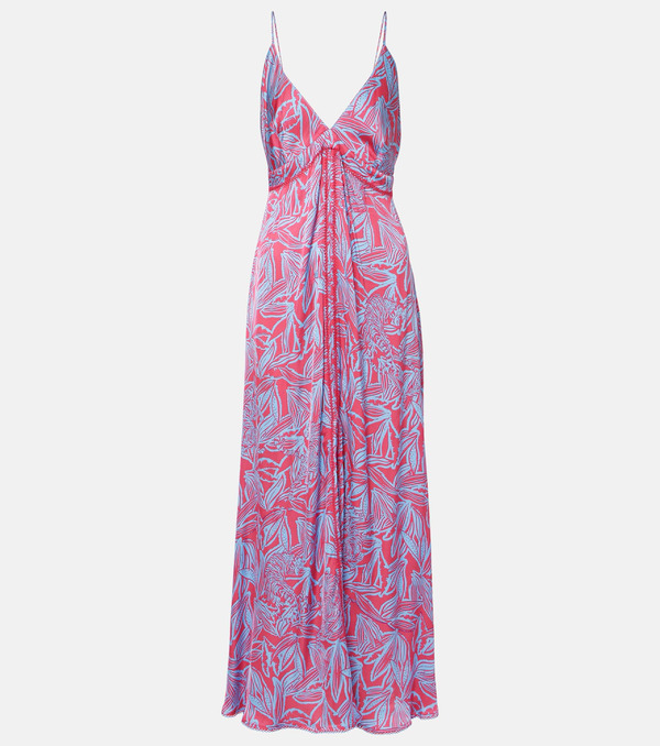  Poupette St Barth Poupette St Barth Denise Printed Maxi Dress 
