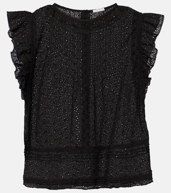  Poupette St Barth Poupette St Barth Galia Ruffled Top 
