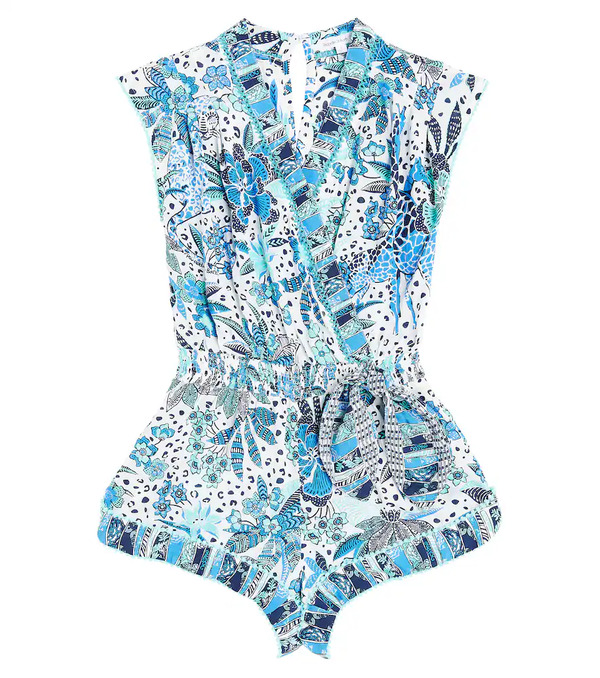  Poupette St Barth Kids Poupette St Barth Kids Anaik Printed Playsuit 