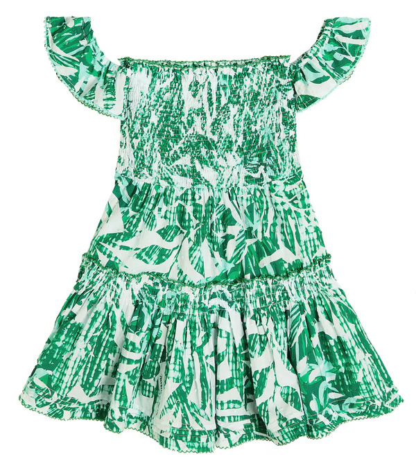  Poupette St Barth Kids Poupette St Barth Kids Aurora Floral Cotton Dress 