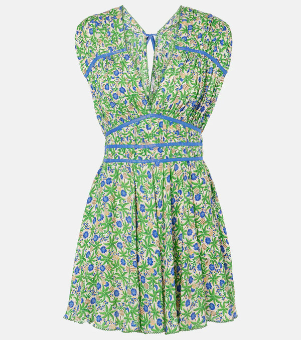  Poupette St Barth Poupette St Barth Sasha Printed Minidress 