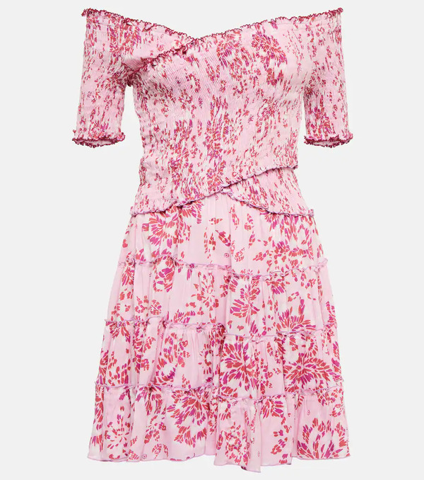  Poupette St Barth Poupette St Barth Soledad Printed Minidress 