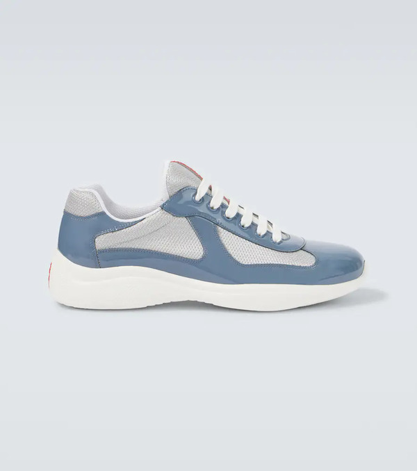  Prada Prada America's Cup Patent Leather Sneakers 