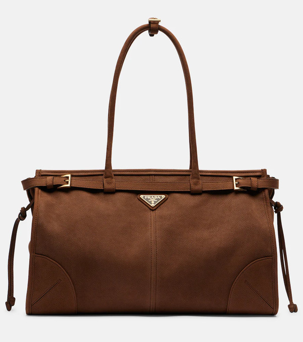  Prada Prada Prada Bonnie Large Leather Shoulder Bag 