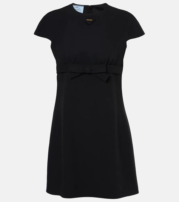 Prada Prada Bow-detail Minidress 