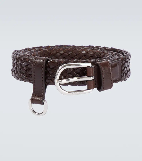  Prada Prada Braided Leather Belt 