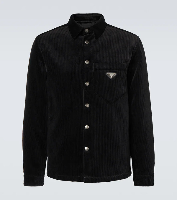  Prada Prada Cotton Corduroy Overshirt 
