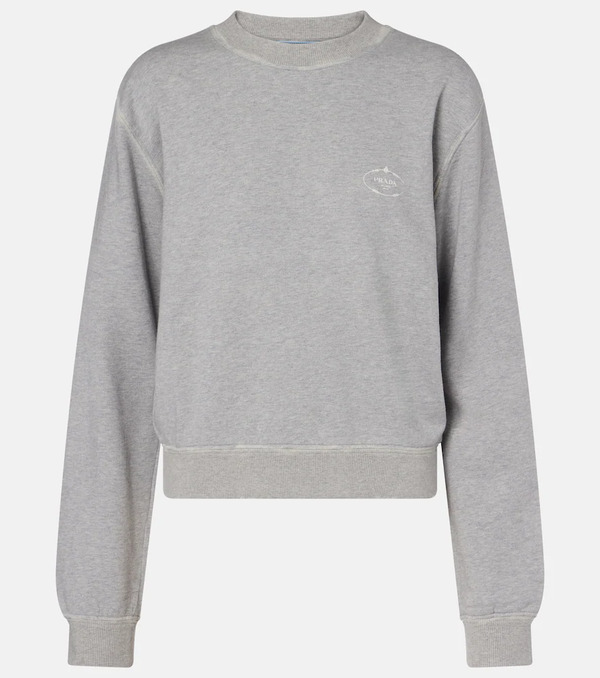  Prada Prada Cotton Jersey Sweatshirt 