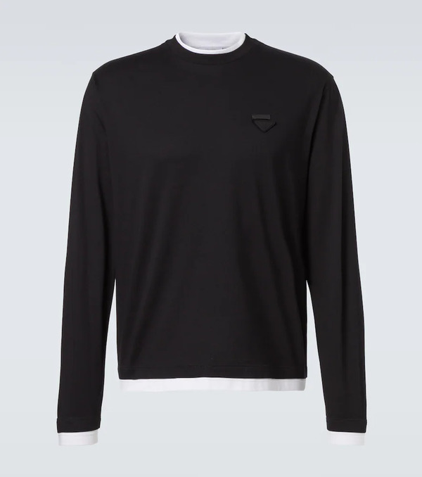  Prada Prada Cotton Jersey Sweatshirt 