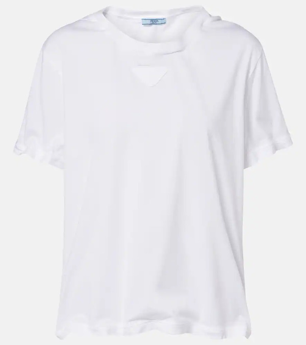  Prada Prada Cotton Jersey T-shirt 