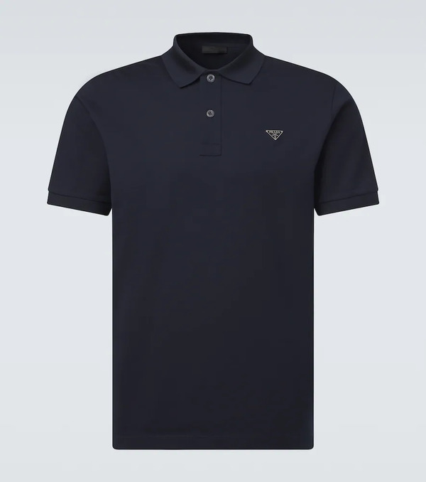  Prada Prada Cotton Pique Polo Shirt 