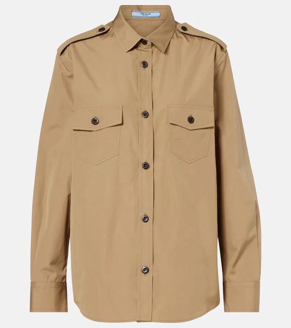  Prada Prada Cotton Poplin Shirt 