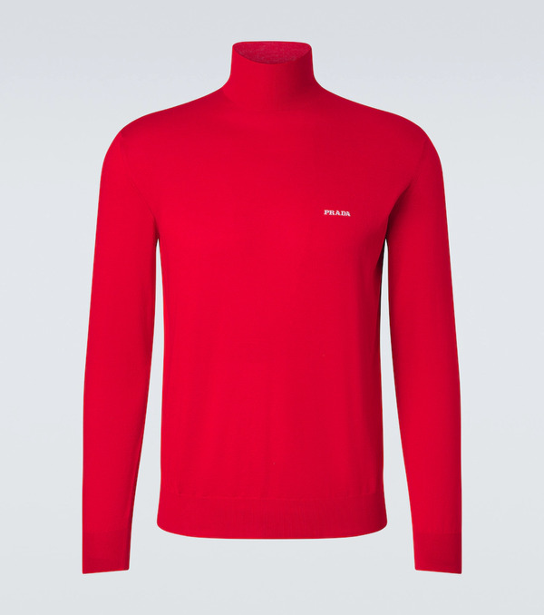  Prada Prada Cotton Turtleneck Sweater 