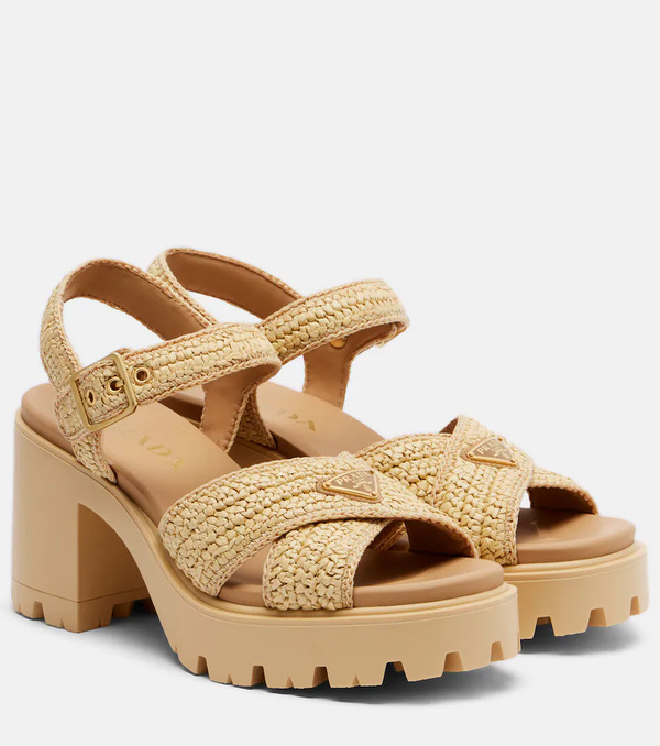  Prada Prada Crochet Sandals 