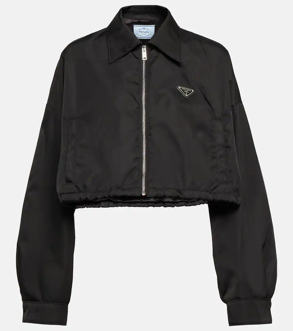  Prada Prada Cropped Nylon Jacket 