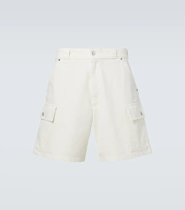  Prada Prada Denim Cargo Shorts 