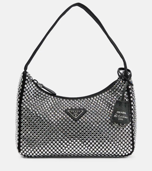  Prada Prada Embellished Satin Bag 