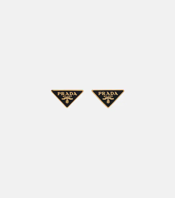  Prada Prada Enamel Earrings 