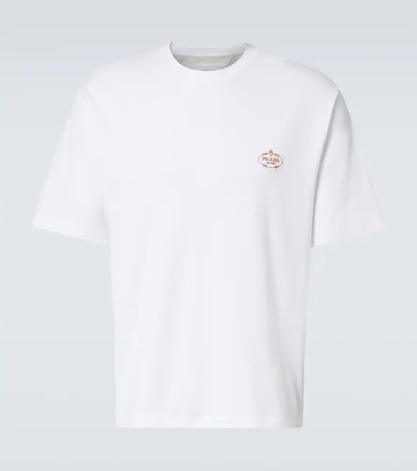  Prada Prada Interlock Cotton Jersey T-shirt 