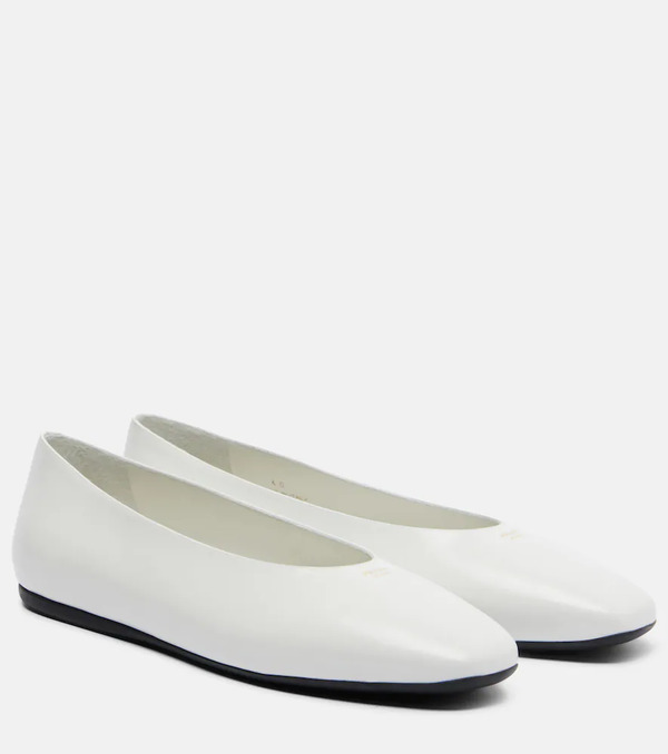  Prada Prada Leather Ballet Flats 