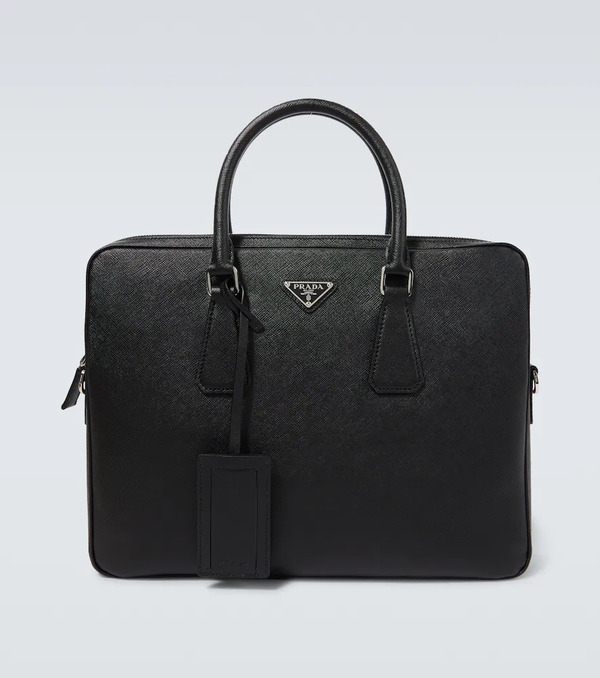  Prada Prada Leather Briefcase 