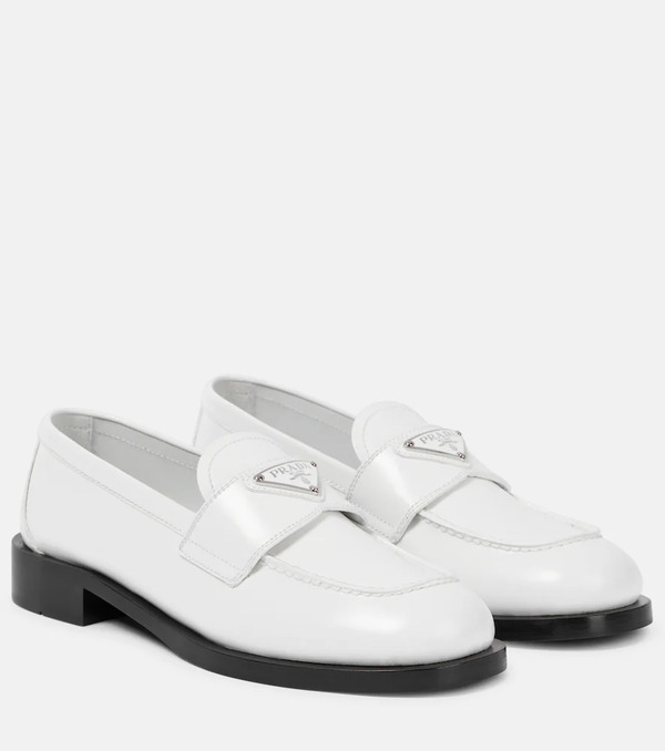  Prada Prada Leather Loafers 