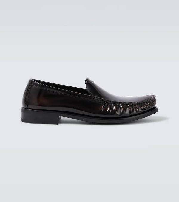  Prada Prada Leather Loafers 