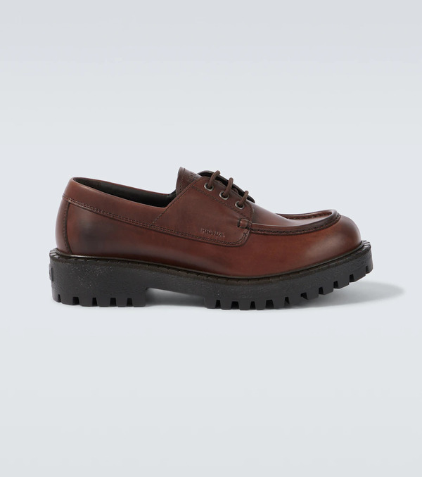  Prada Prada Leather Loafers 