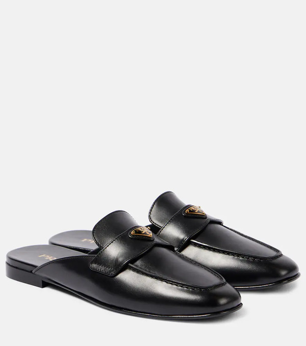  Prada Prada Leather Mules 