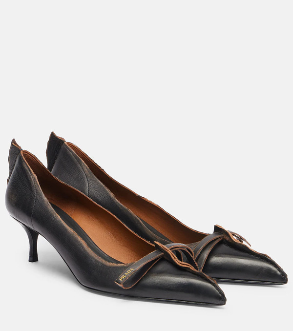  Prada Prada Leather Pumps 