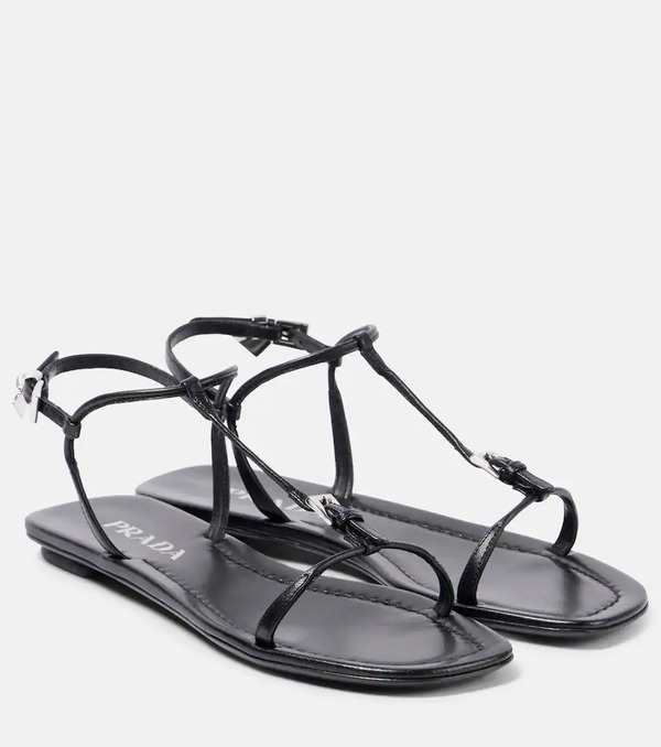  Prada Prada Leather Sandals 