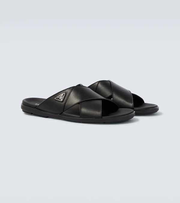 Prada Prada Leather Sandals 