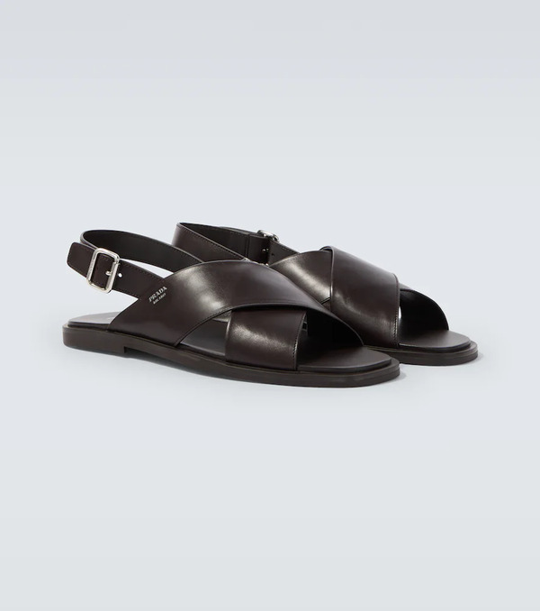  Prada Prada Leather Sandals 