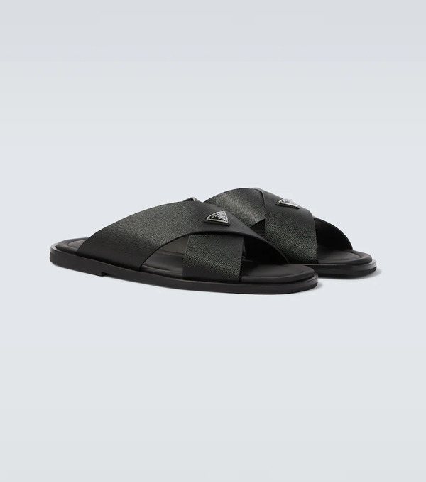  Prada Prada Leather Sandals 
