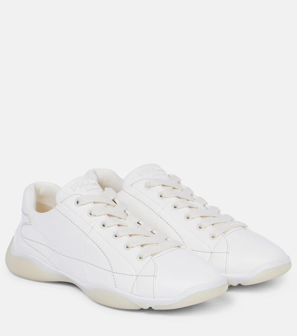 Prada Prada Leather Sneakers 