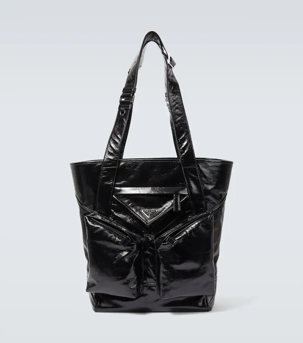  Prada Prada Leather Tote Bag 