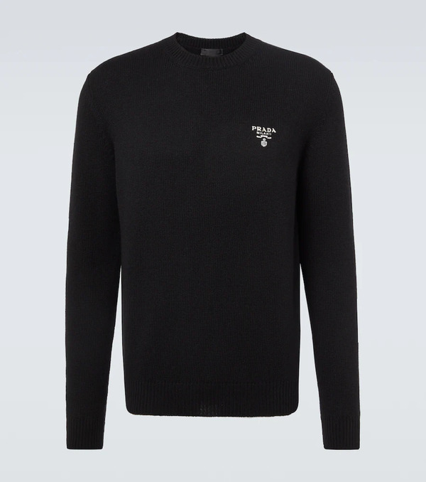  Prada Prada Logo Cashmere Sweater 