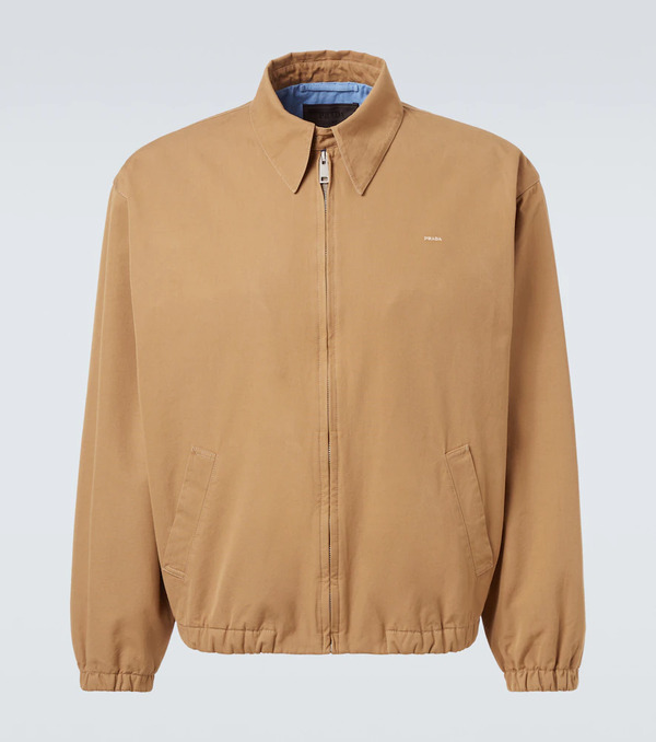  Prada Prada Logo Cotton Jacket 