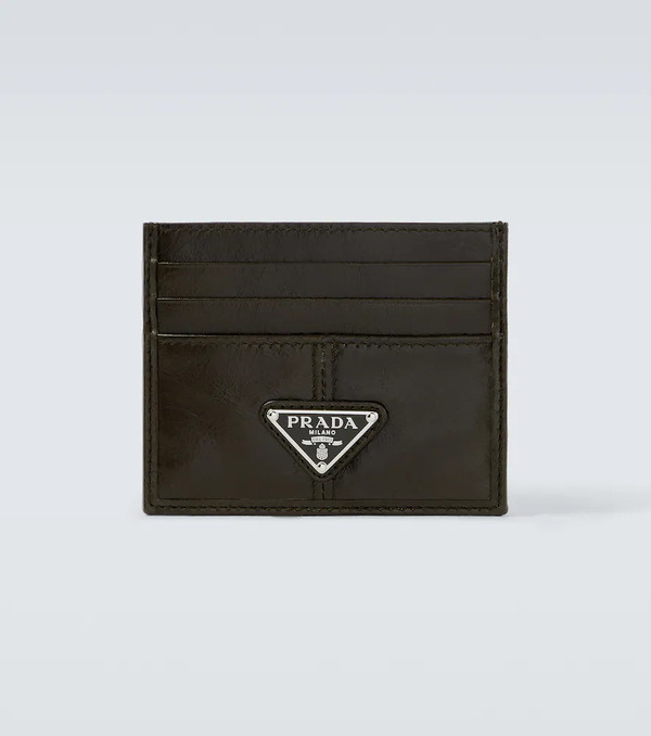  Prada Prada Logo Leather Card Holder 