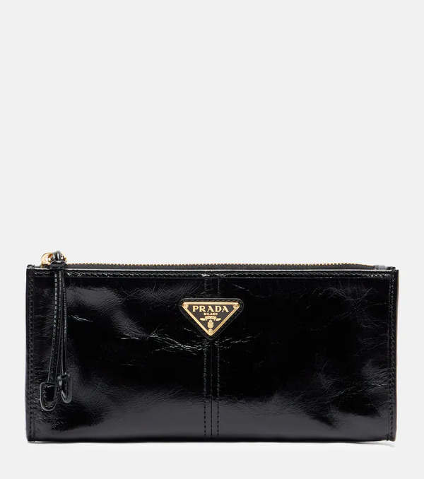  Prada Prada Logo Leather Pouch 
