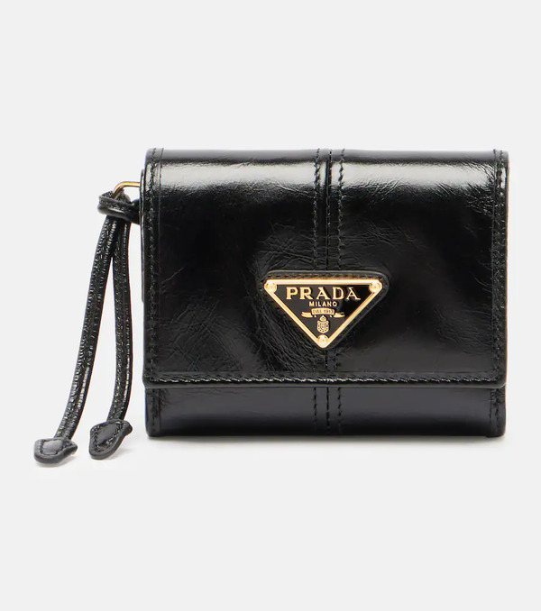  Prada Prada Logo Leather Wallet 