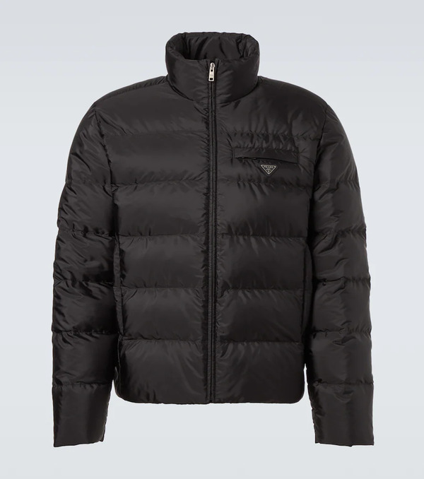  Prada Prada Logo Quilted Down Jacket 