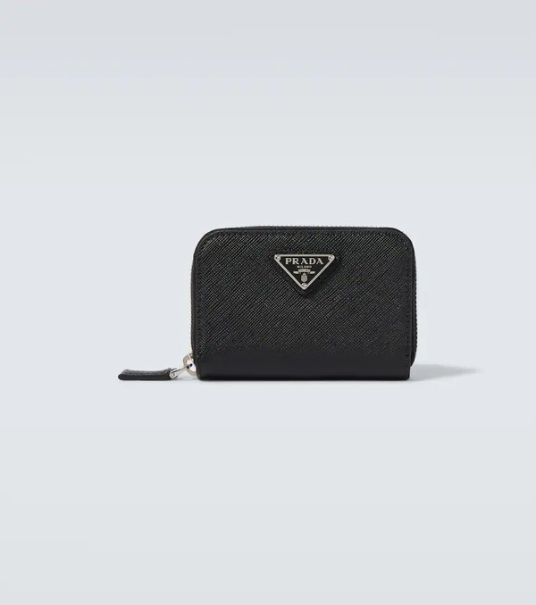  Prada Prada Logo Saffiano Leather Coin Purse 