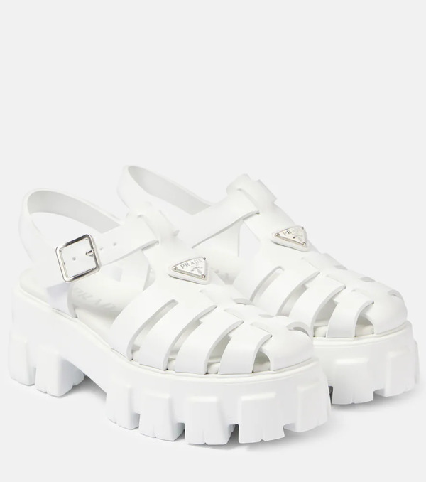  Prada Prada Monolith Platform Sandals 