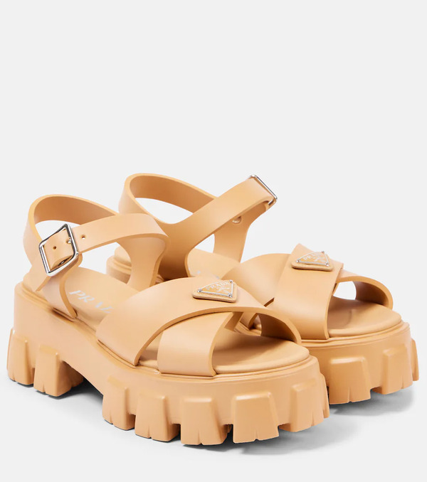  Prada Prada Monolith Platform Sandals 