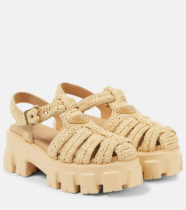  Prada Prada Monolith Sandals 